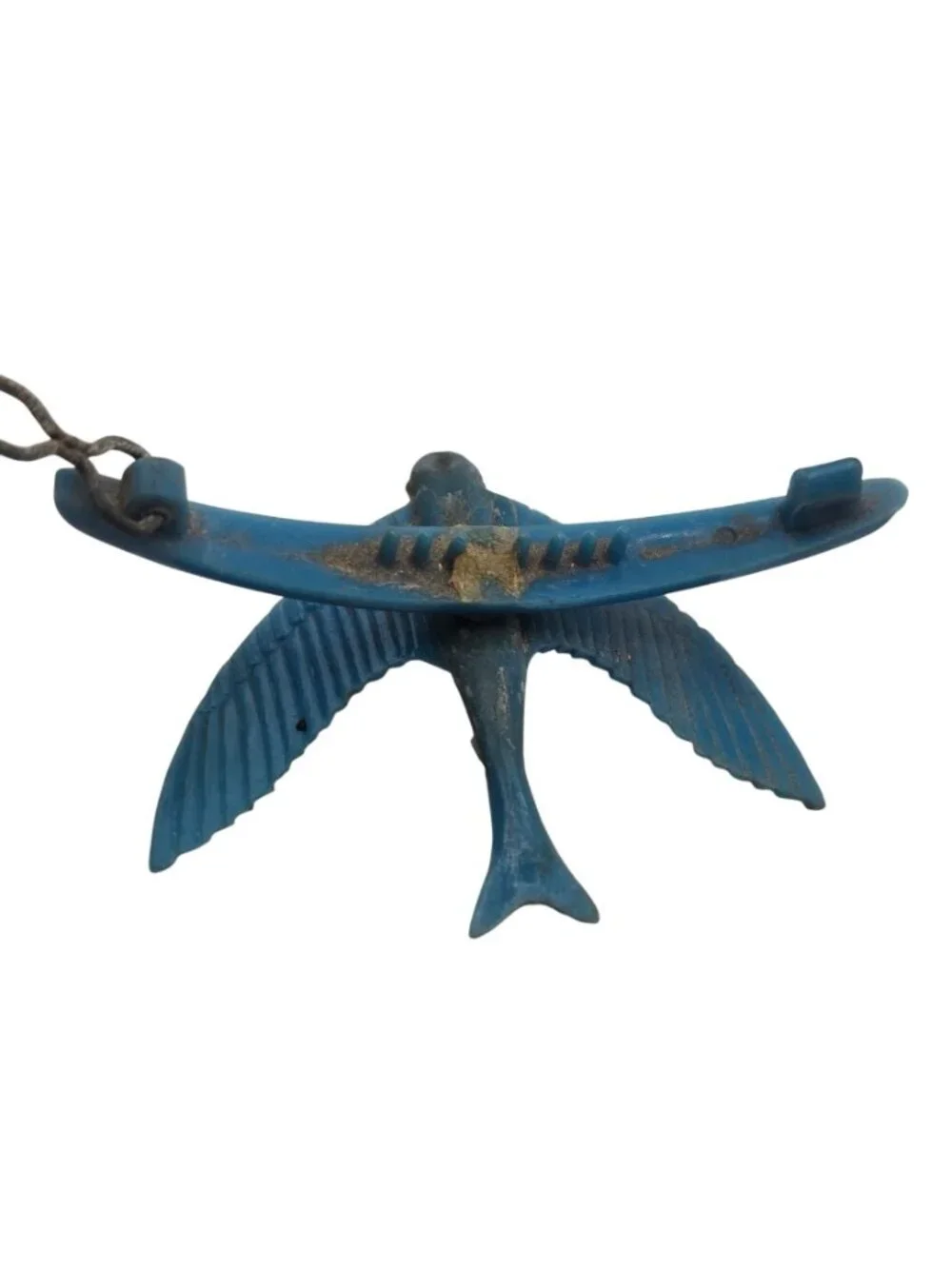 Vintage Bluebird Hair Barrette Clip Blue Swallow Plastic AS IS Retro Happiness